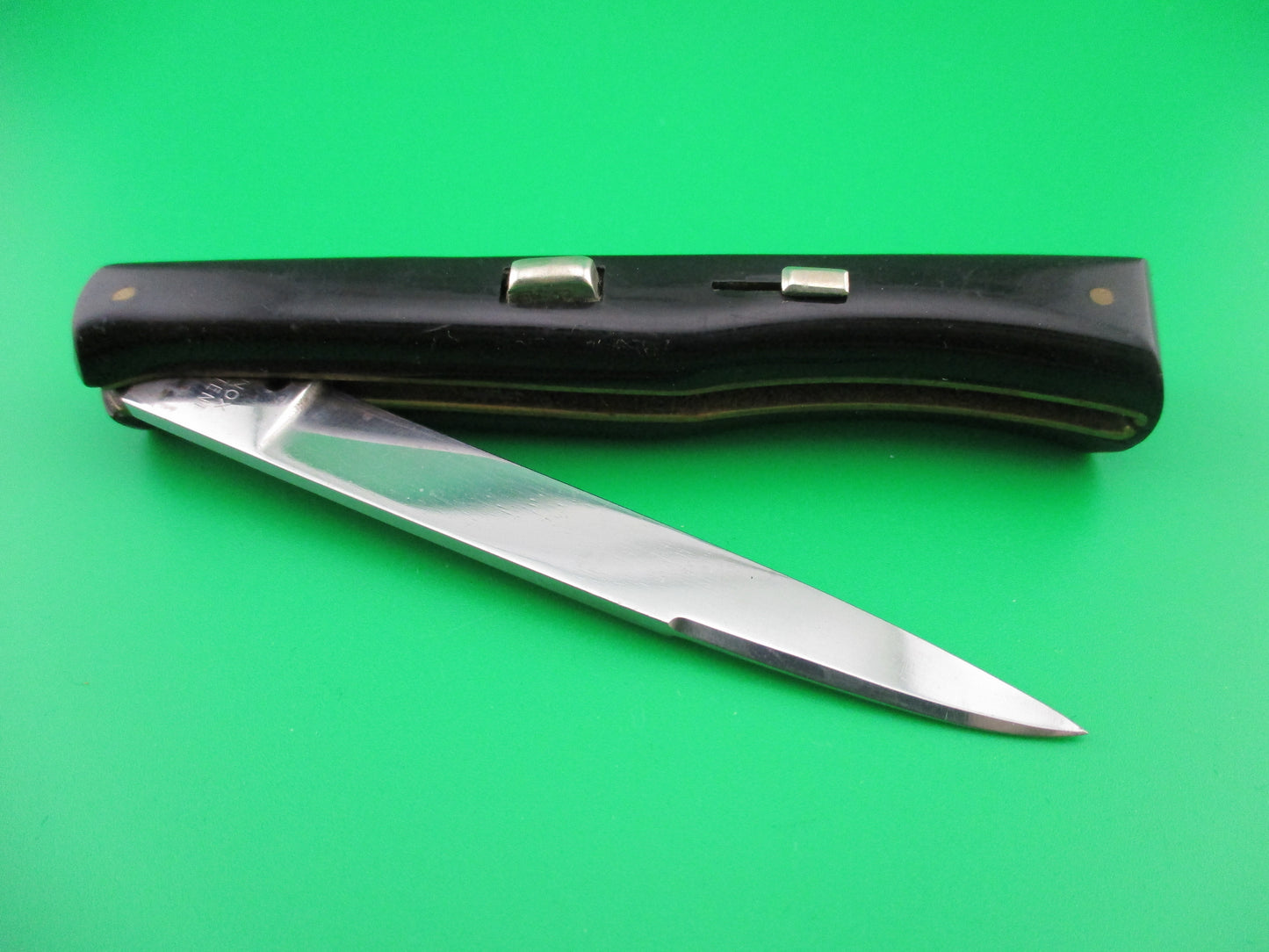 INOX PATENT 21 cm Italian Ackermannchen style Black switchblade