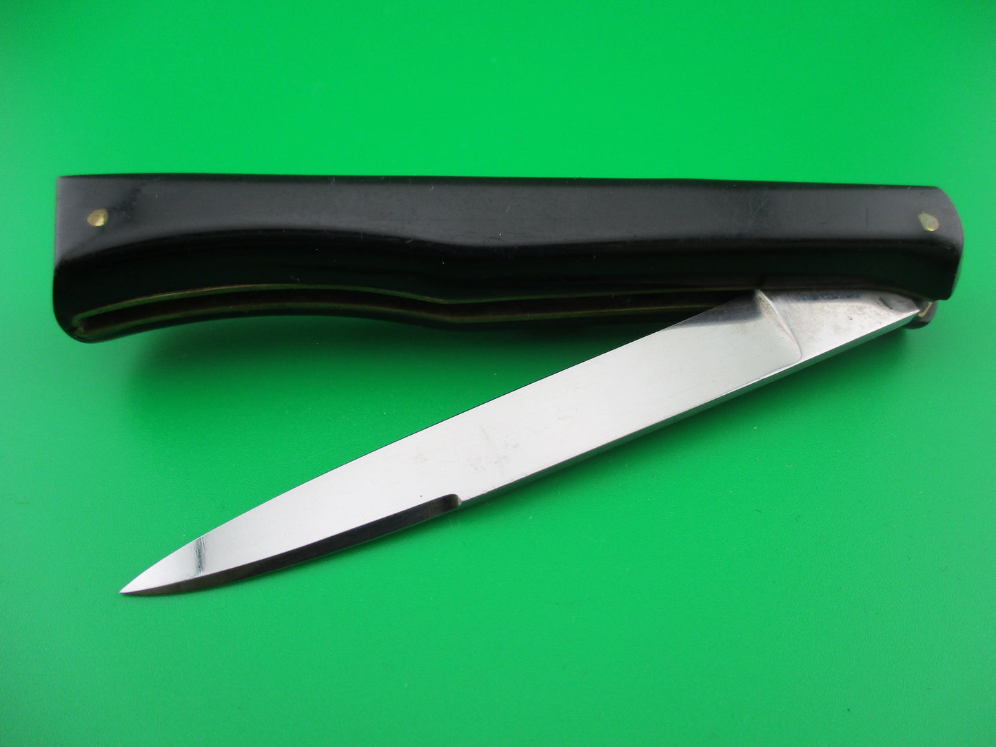 INOX PATENT 21 cm Italian Ackermannchen style Black switchblade