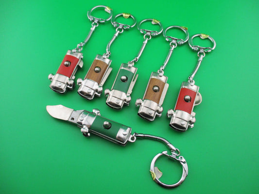 Keychain Automatic Tools Set of Six 1980s vintage NOS found Greece