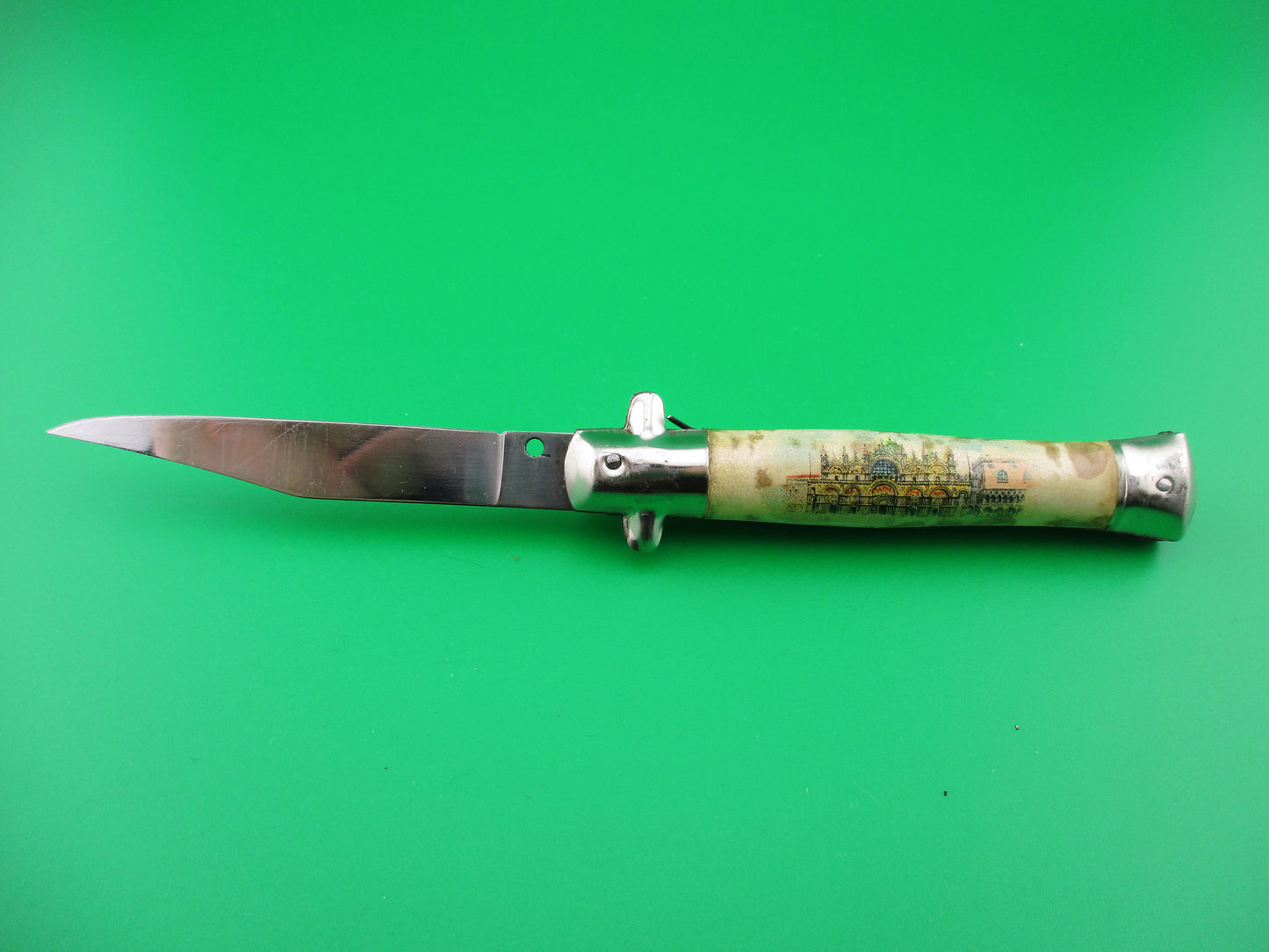 INOX 18cm Italian Tourist Souvenir of Venice switchblade knife