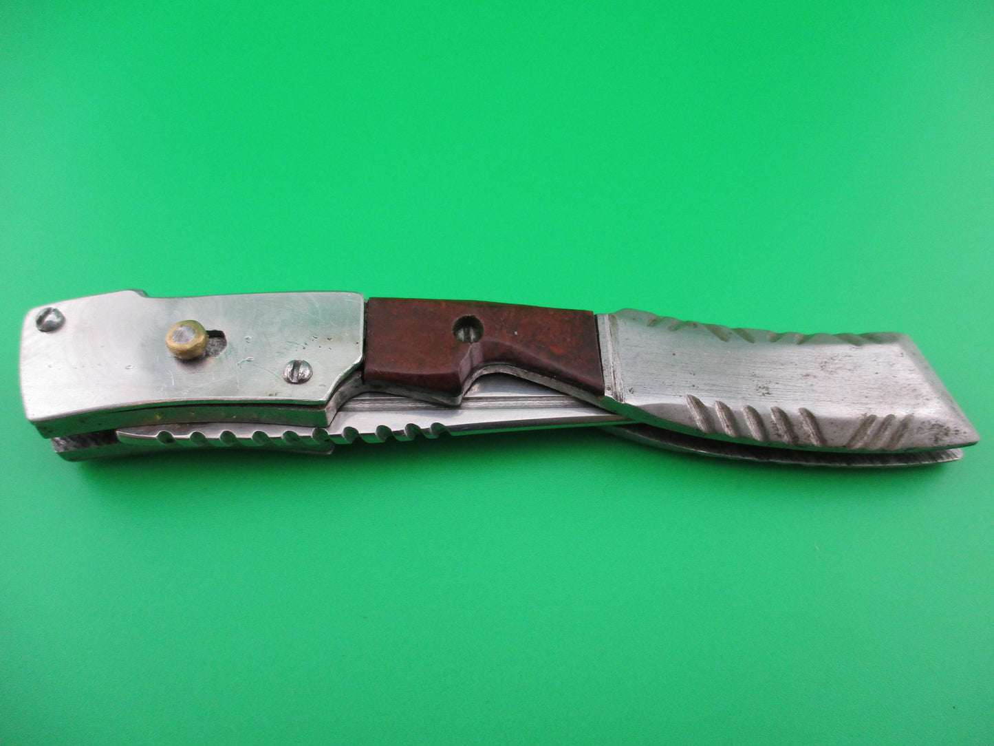 RPK 23cm Russian Prison Knife Vintage Fisherman's switchblade w Scaler blade