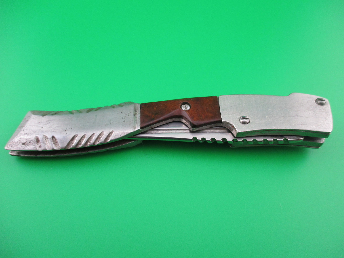 RPK 23cm Russian Prison Knife Vintage Fisherman's switchblade w Scaler blade