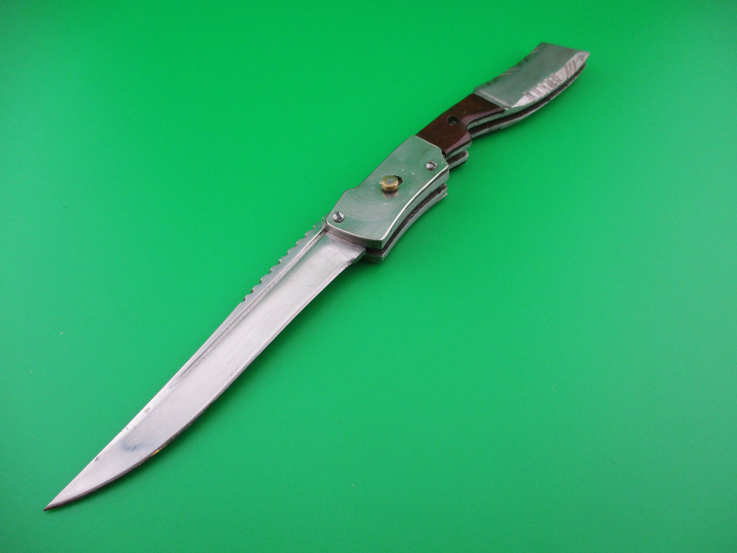 RPK 23cm Russian Prison Knife Vintage Fisherman's switchblade w Scaler blade