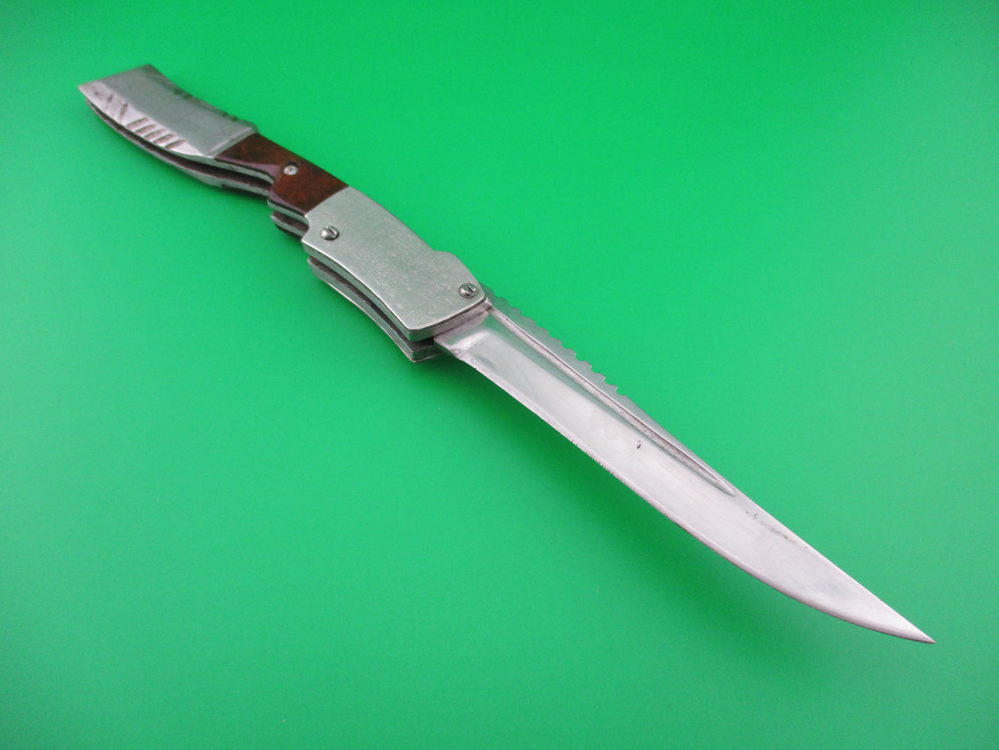 RPK 23cm Russian Prison Knife Vintage Fisherman's switchblade w Scaler blade