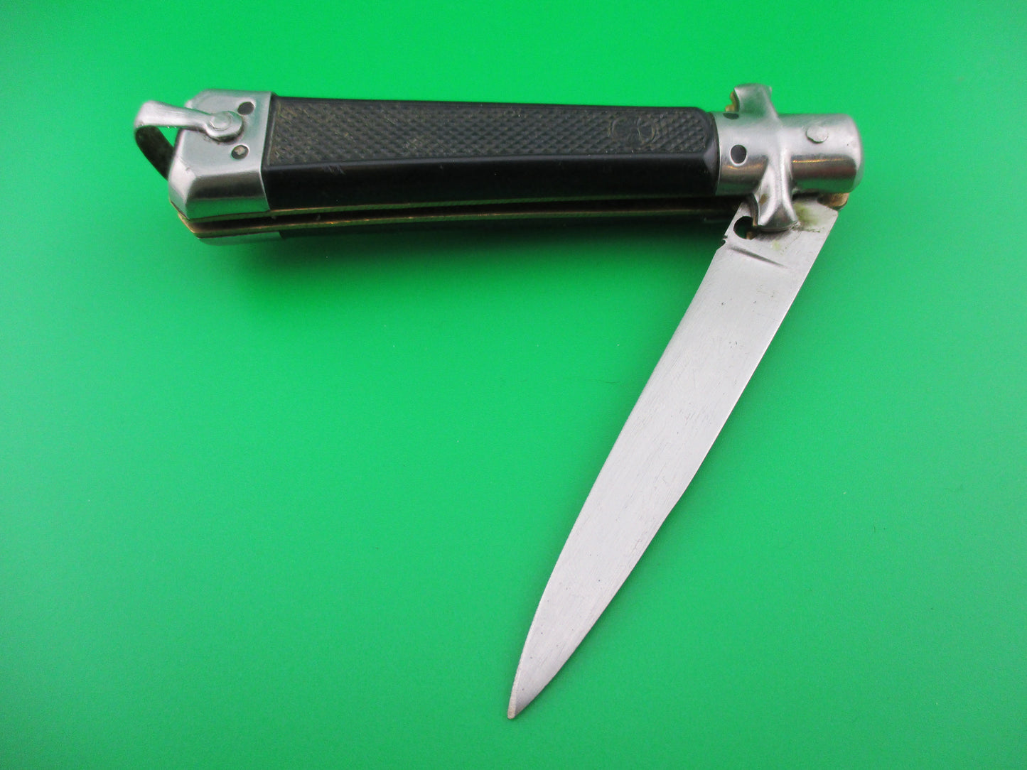 BARGEON INOX 19cm vintage French fixed guards automatic knife