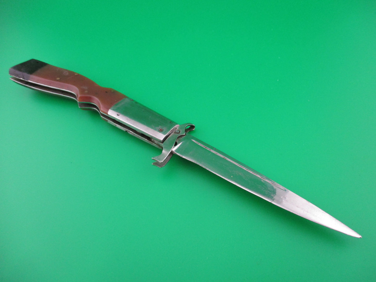 RPK 23cm Russian Prison Knife Vintage Gunstock Swing Guard switchblade