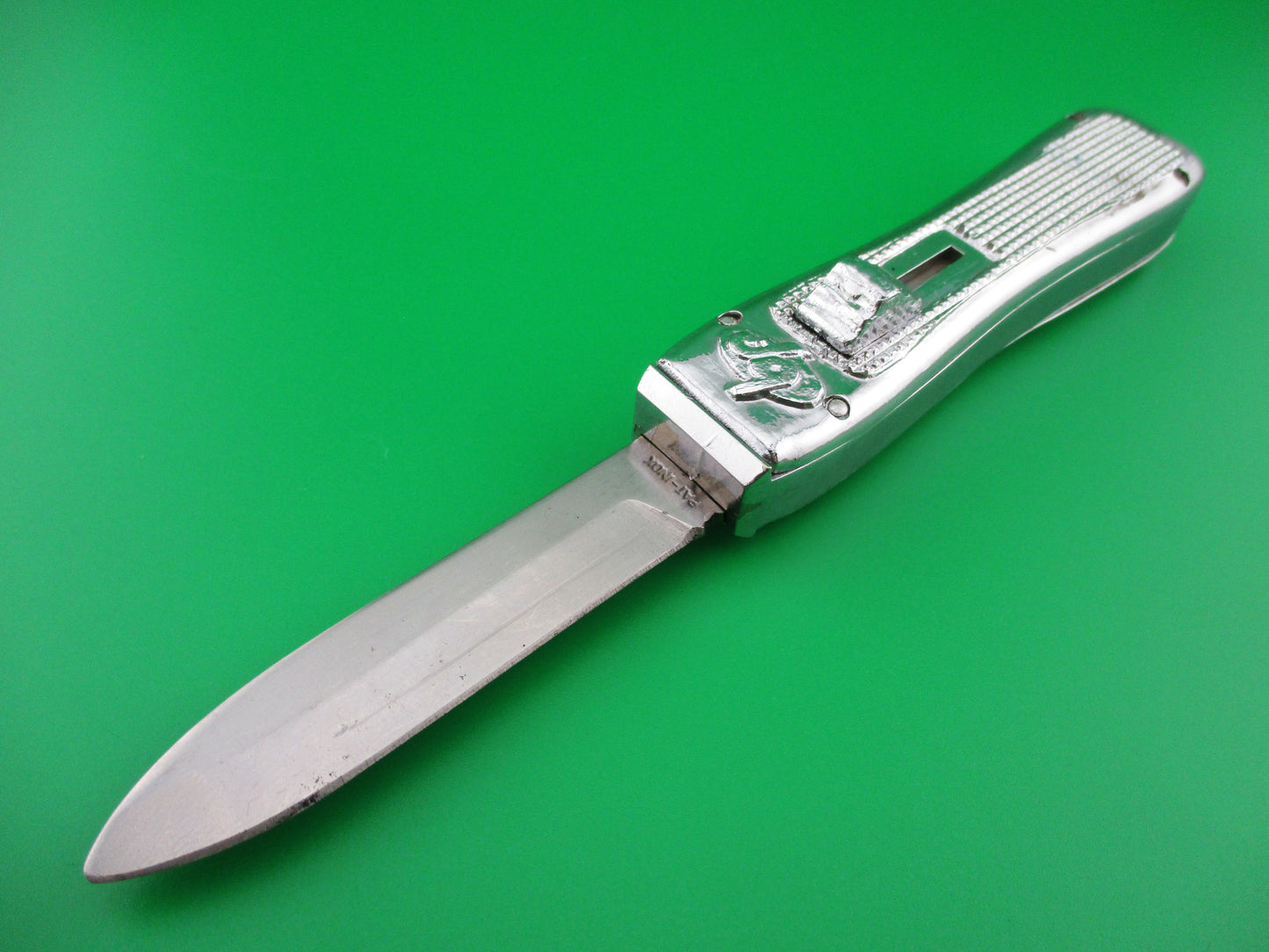 PAT INOX 19cm Spanish Silver bf OTF double action switchblade vintage