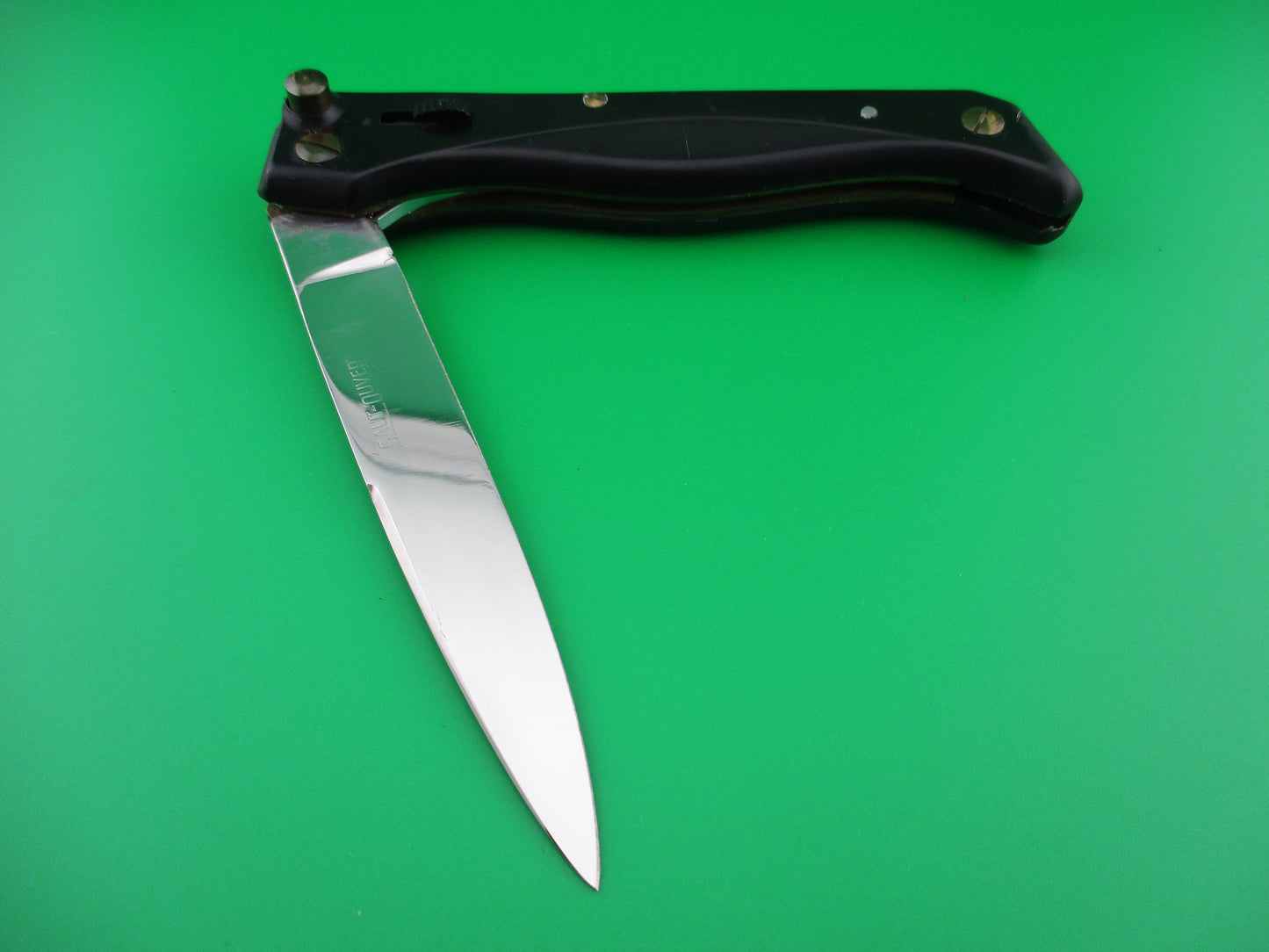 Saut Ouvert INOX 24cm French Black automatic knife