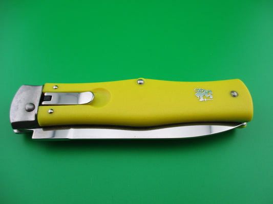 MIKOV STAINLESS Yellow Lever automatic knife from CZECH REPUBLIC