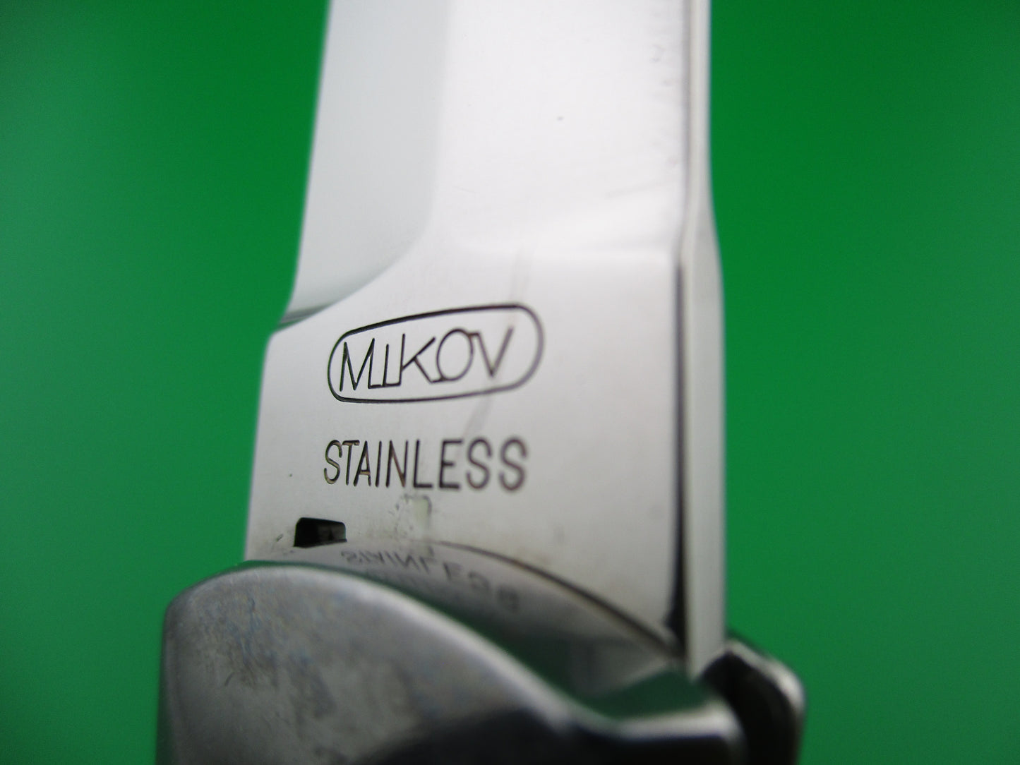 MIKOV STAINLESS Yellow Lever automatic knife from CZECH REPUBLIC