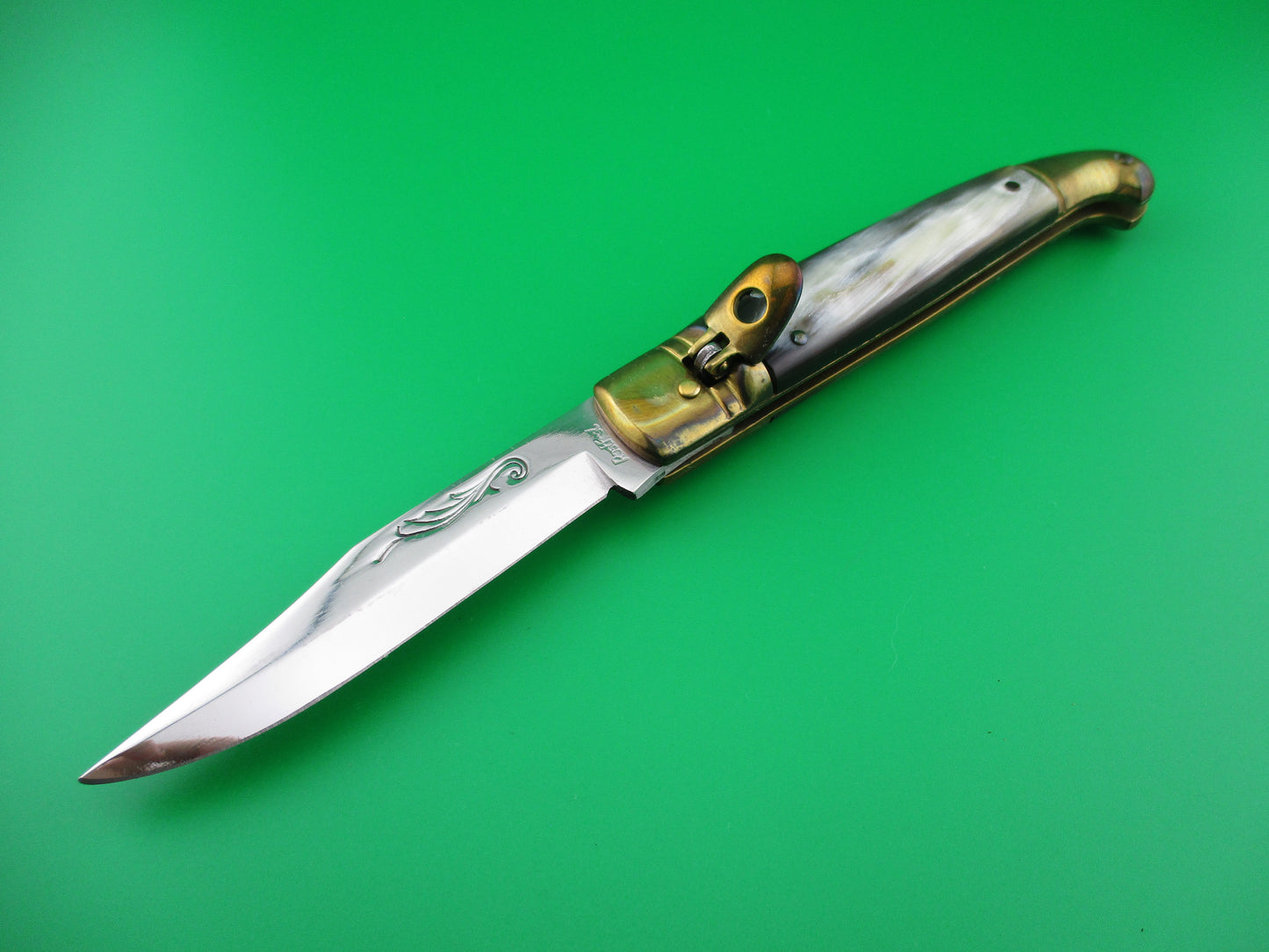 z Rostfrei 21cm Birds Head Italian Lever automatic knife