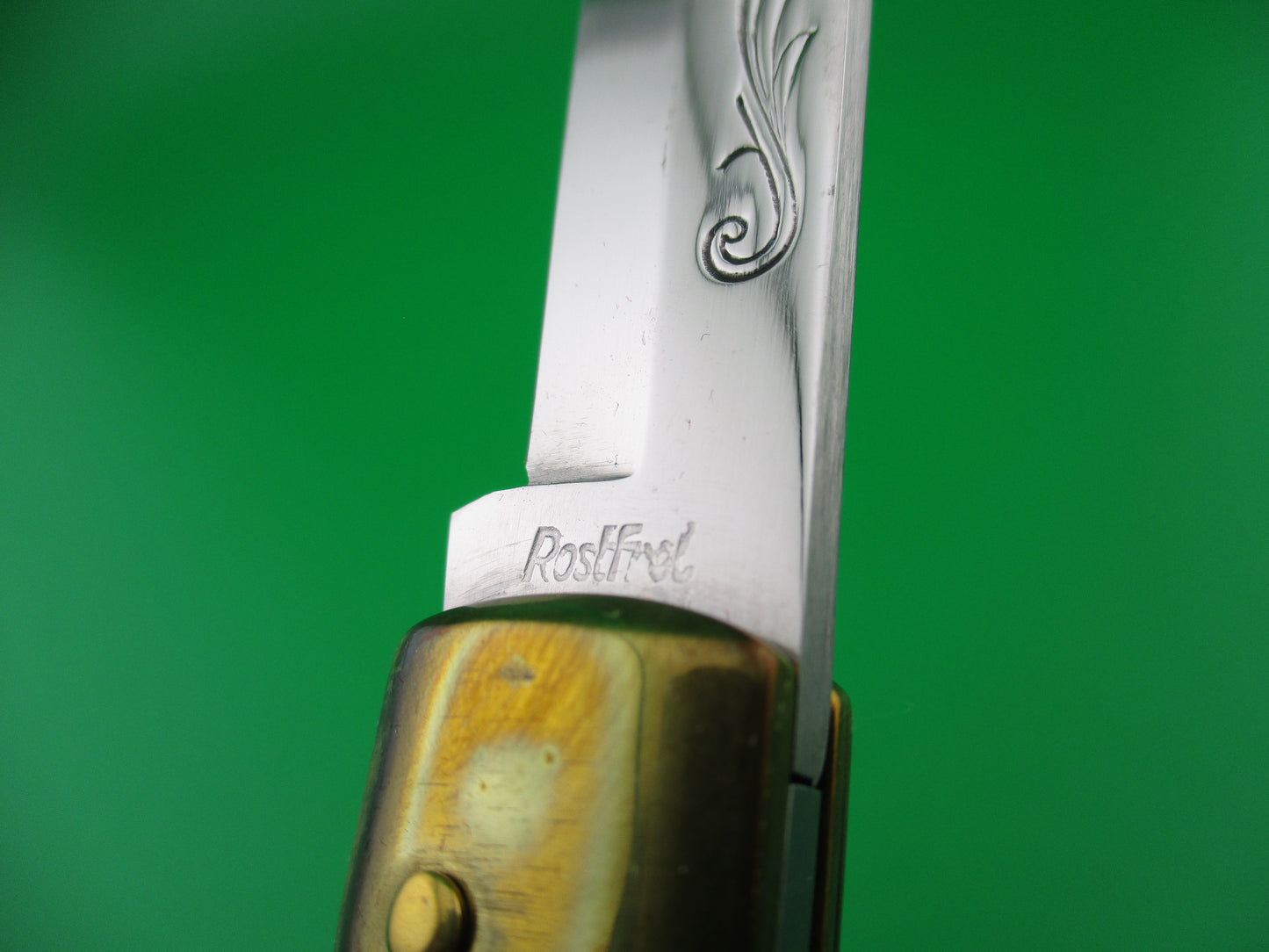 Rostfrei 21cm Birds Head Italian Lever automatic knife