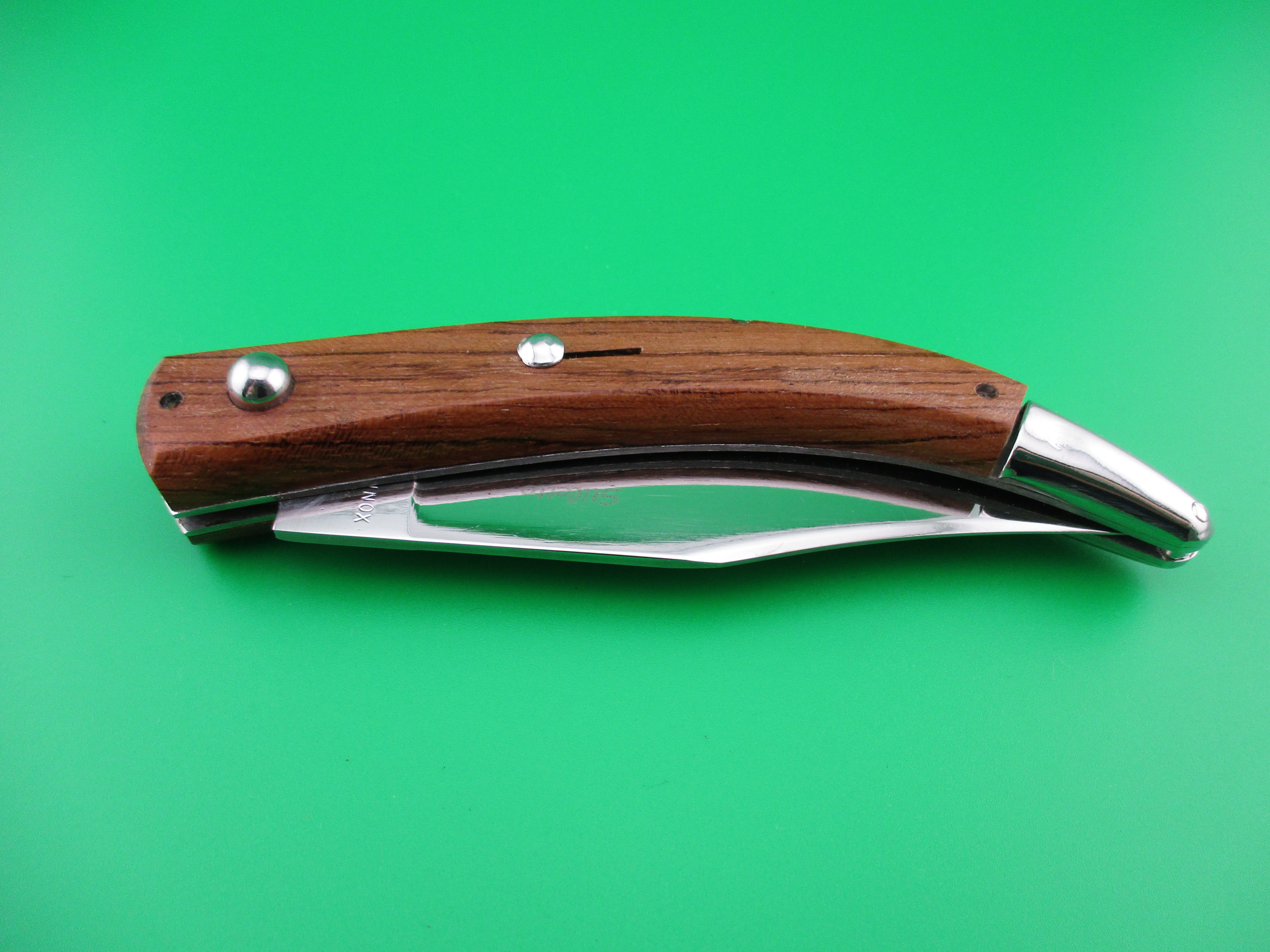 Switchblade Handle z INOX Stiletto Vintage 22cm Catalana Italian switchblade wood handles ...