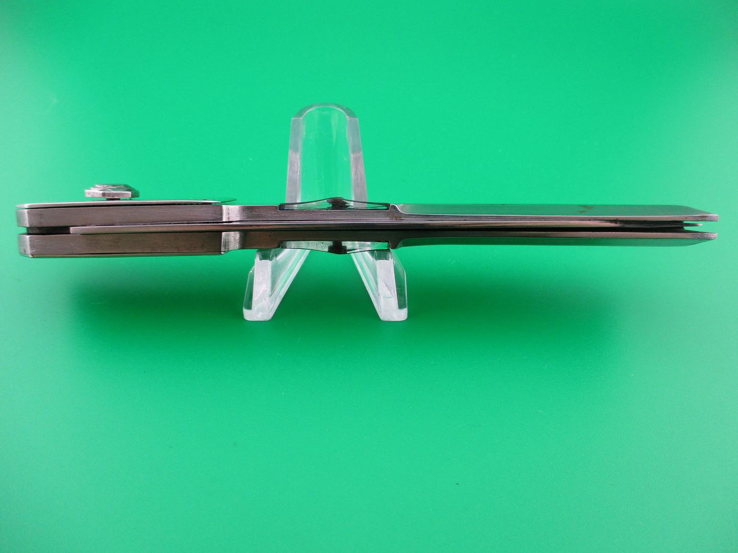 RPK 27cm Russian Prison Knife Blue sparkle mostly metal switchblade