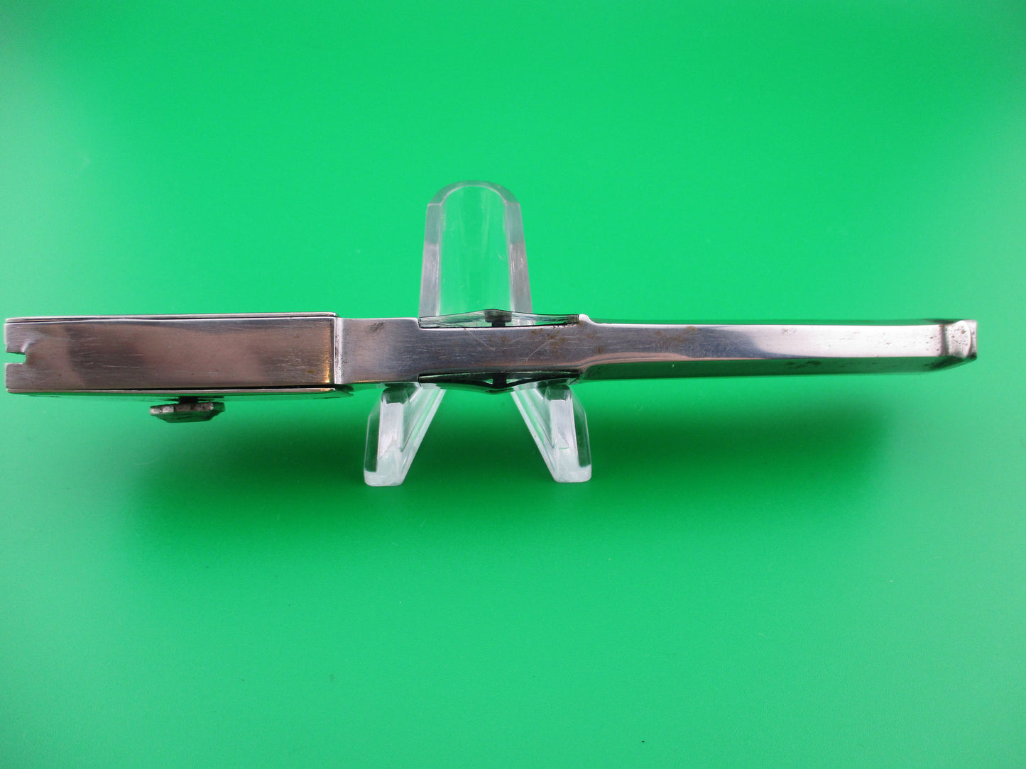 RPK 27cm Russian Prison Knife Blue sparkle mostly metal switchblade
