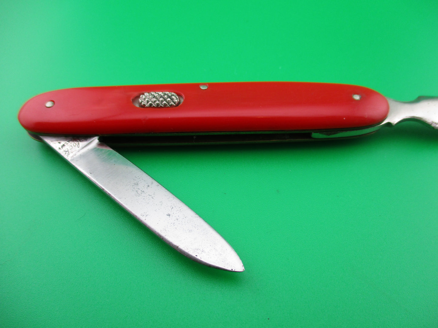 Flylock Letter Opener Red Antique switchblade office tool knife