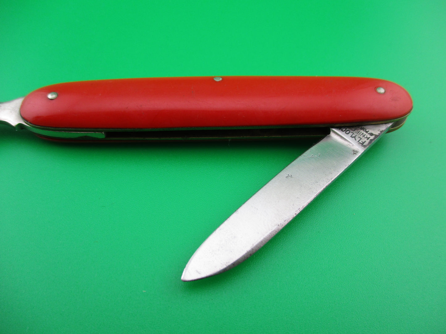 Flylock Letter Opener Red Antique switchblade office tool knife