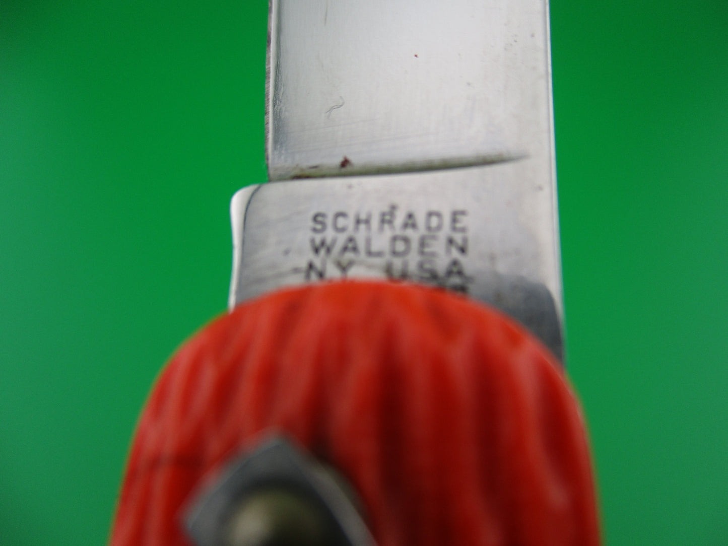 Schrade Walden vintage MC1 Orange military paratrooper switchblade