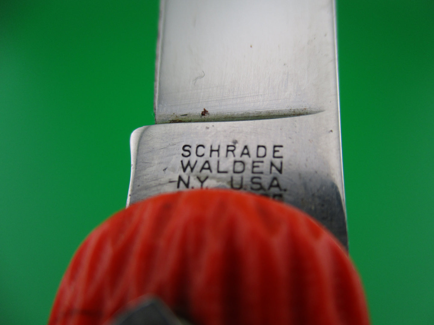 Schrade Walden vintage MC1 Orange military paratrooper switchblade