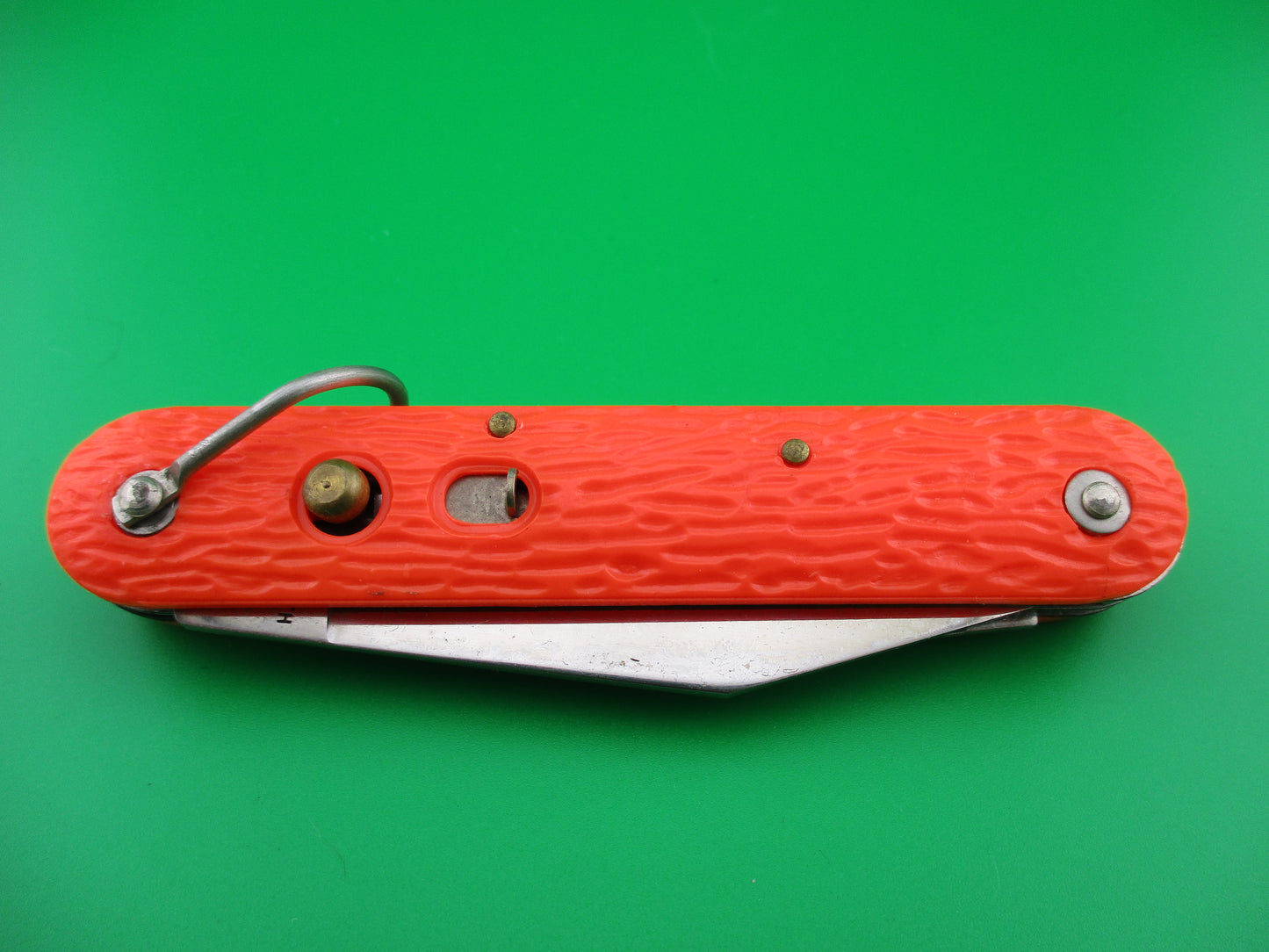 Logan Smyth Venice FL Orange Paratrooper knife New Old Stock