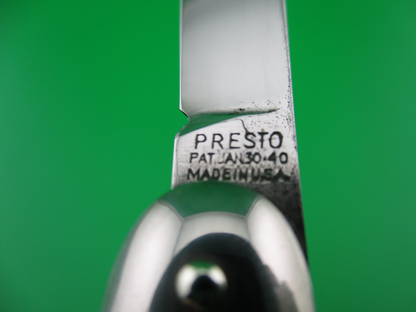 PRESTO JACK Vintage Single Stainless Steel switchblade knife EX+