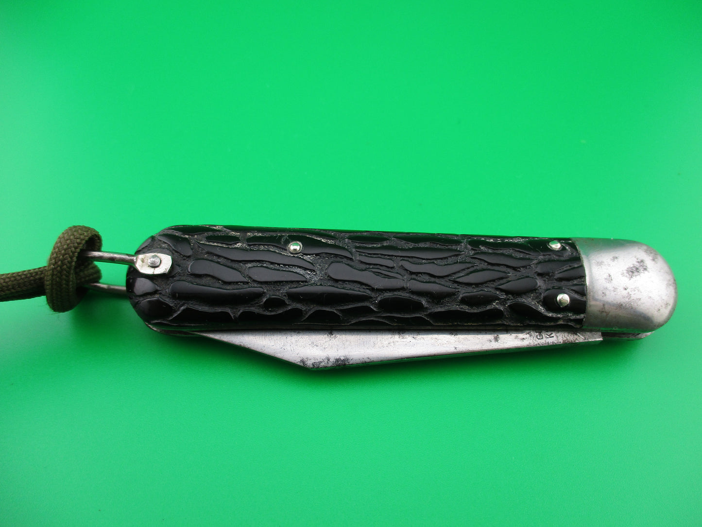 z PRESTO M2 Paratrooper Black Wormgroove handles vintage switchblade knife