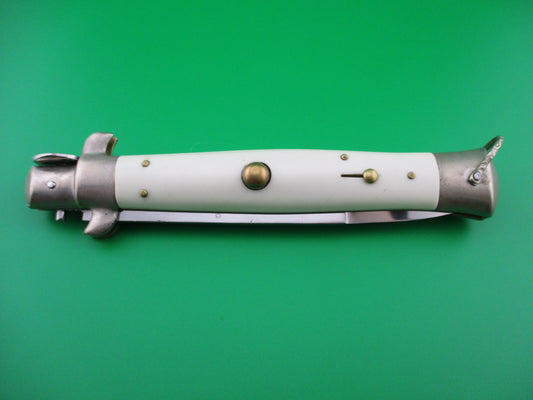 STAINLESS STEEL 28cm Vintage Japanese White Picklock automatic knife.