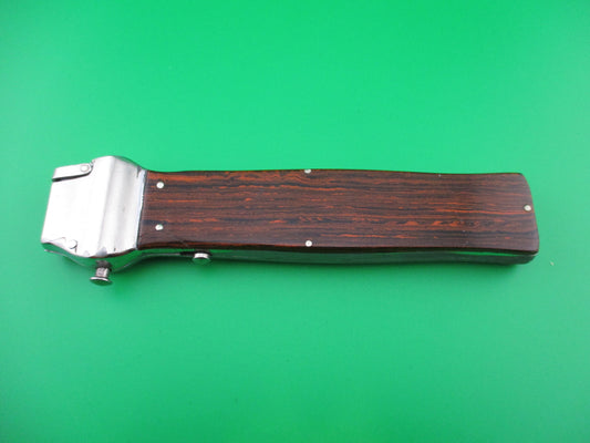 DBGM ROSTFREI 23cm German Trapdoor Woodgrain automatic knife.