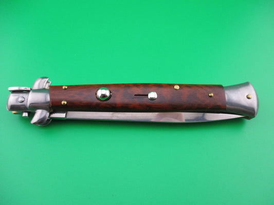 Frank B 28cm Swivel bolster Snakewood Stiletto switchblade