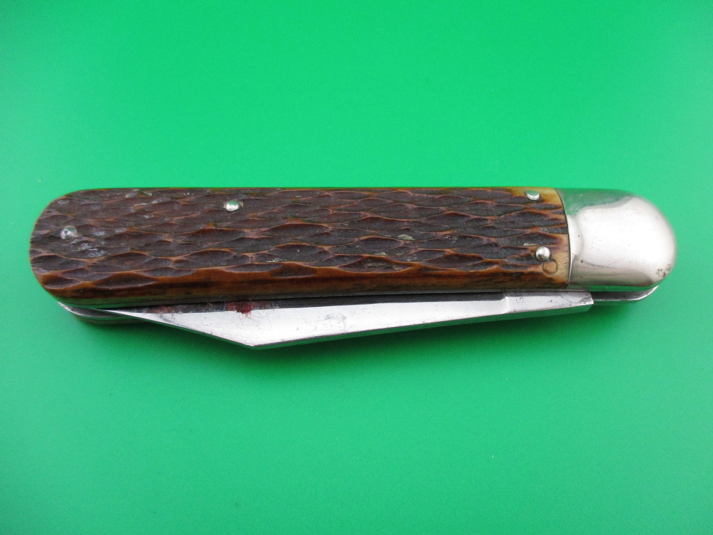 PRESTO Scout Jigged Bone Vintage switchblade knife