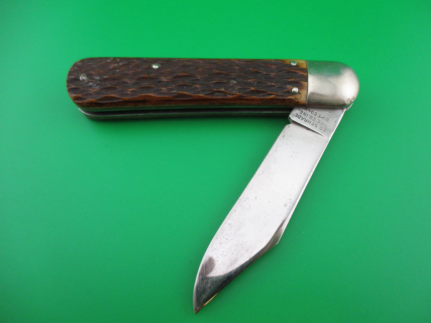 z PRESTO Scout Jigged Bone Vintage switchblade knife