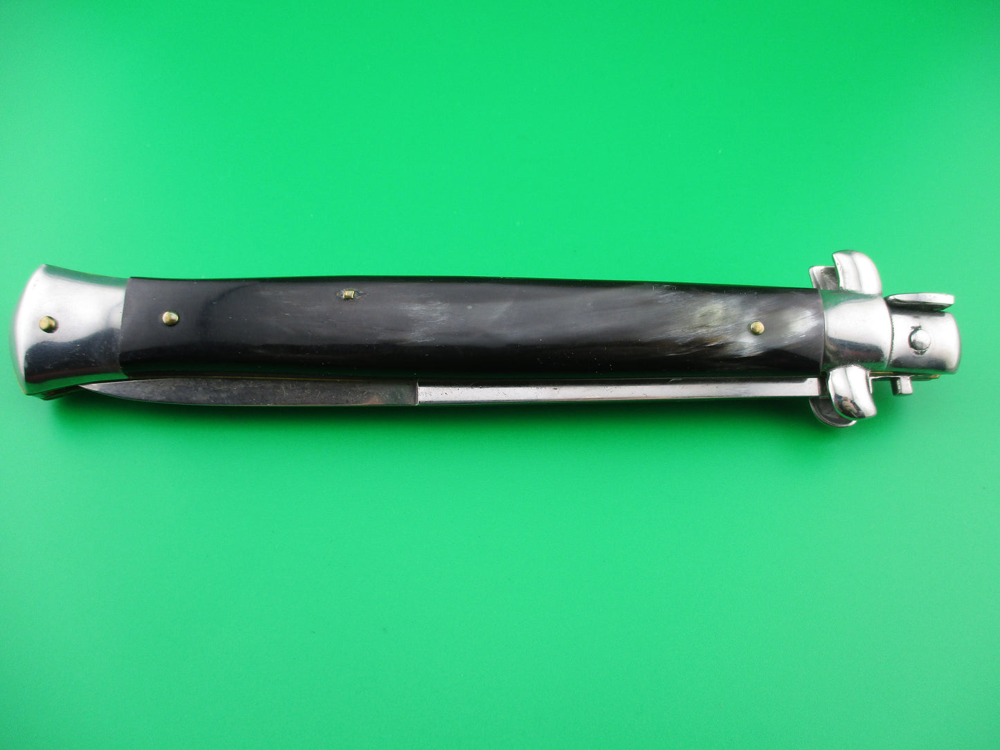 STILETTO ITALY 33cm Italian Stiletto Brazilian horn switchblade knife