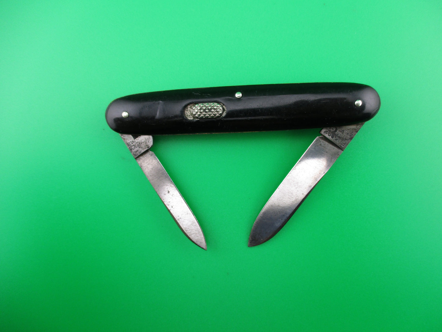 FLYLOCK Double Black switchblade Montgomery Ward & Co knife