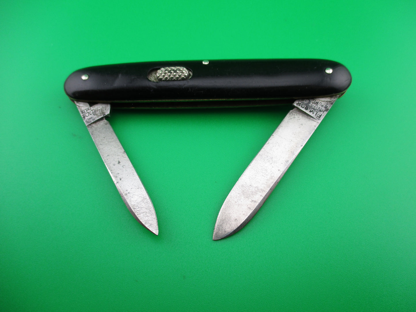 FLYLOCK Double Black switchblade Montgomery Ward & Co knife