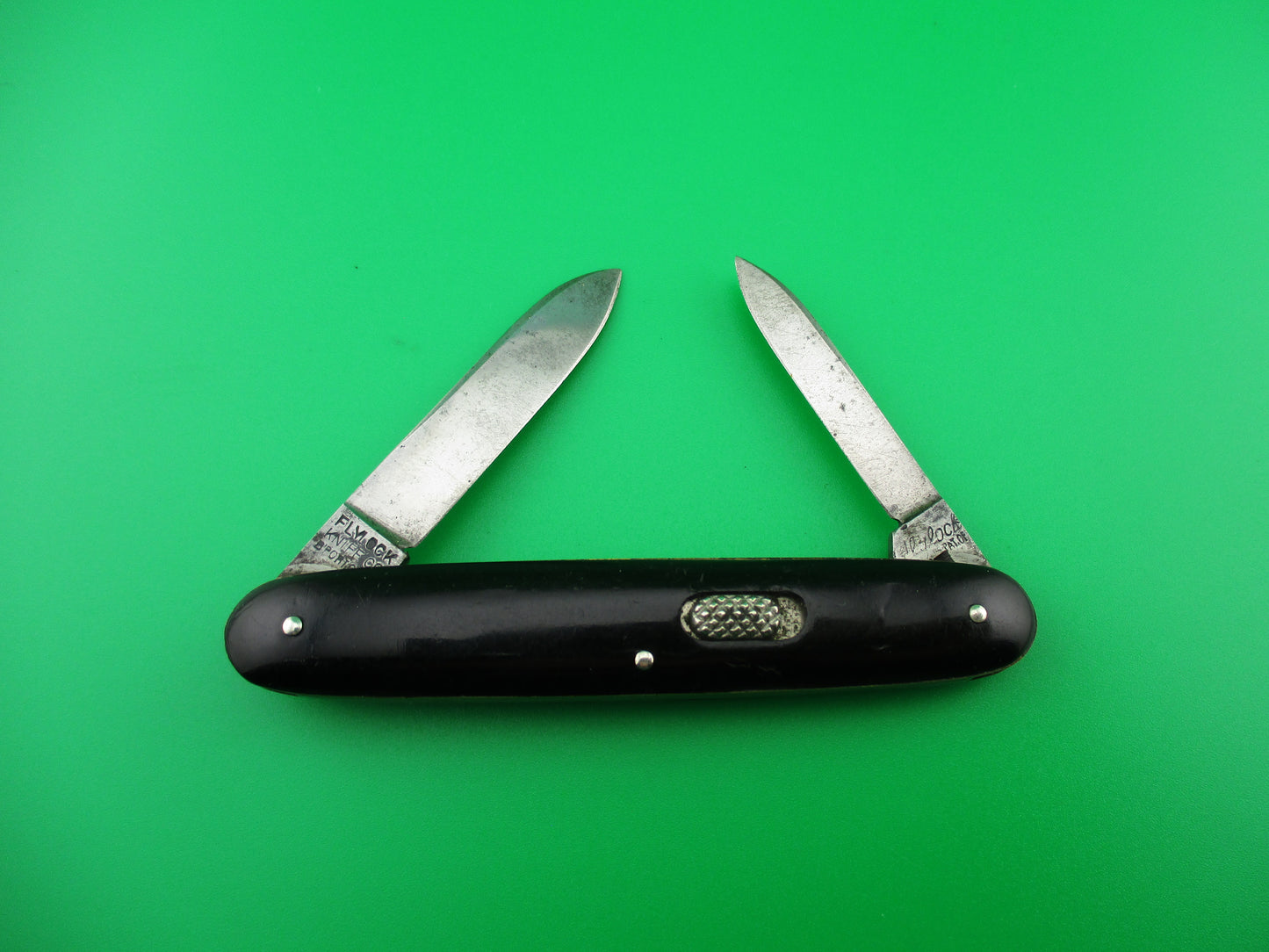 FLYLOCK Double Black switchblade Montgomery Ward & Co knife