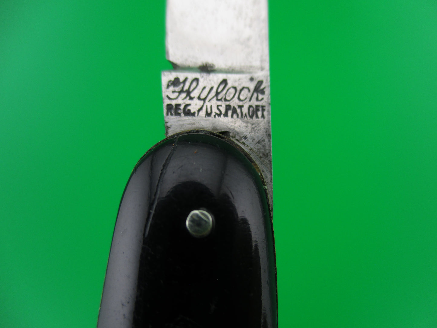 FLYLOCK Double Black switchblade Montgomery Ward & Co knife