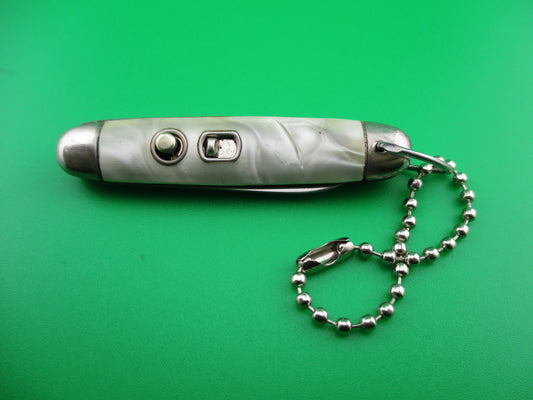 Imperial Jackomatic Jr Keychain Switchblade 1950s knife with chain