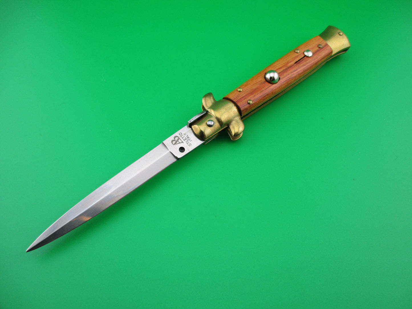 AB STILETTO ITALY 23cm Italian Dagger Blade Stiletto switchblade knife