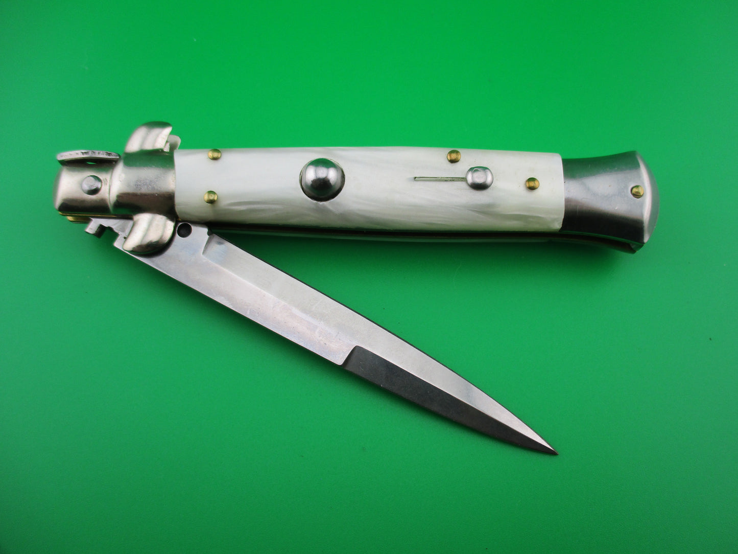 ITALY INOX 23cm Italian Pearlex Stiletto automatic knife