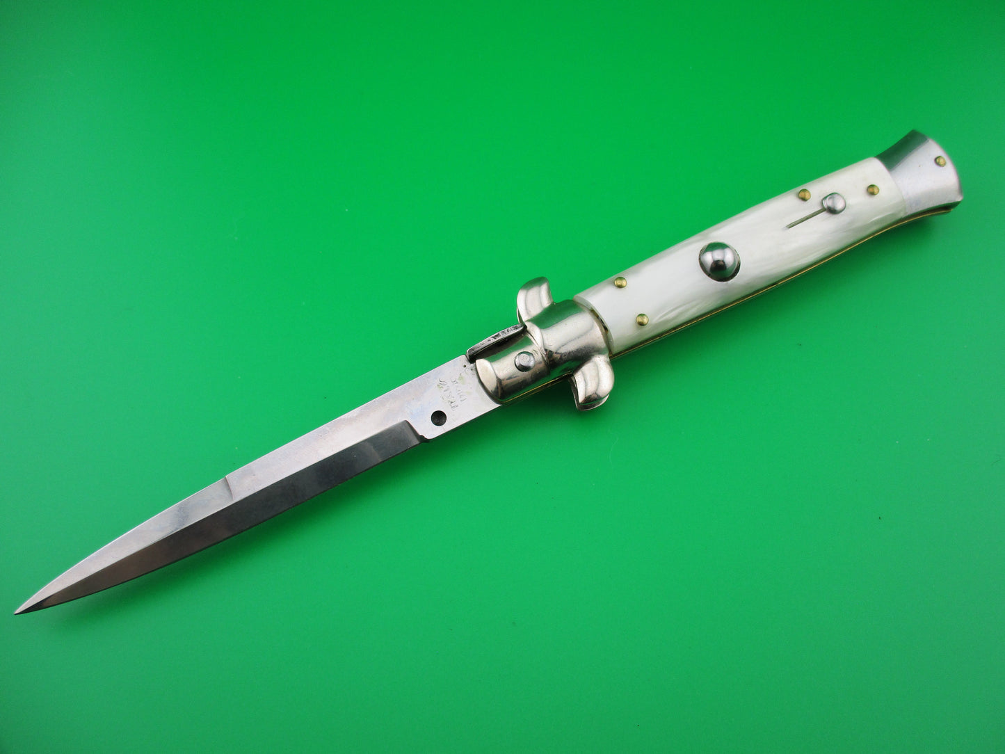 ITALY INOX 23cm Italian Pearlex Stiletto automatic knife