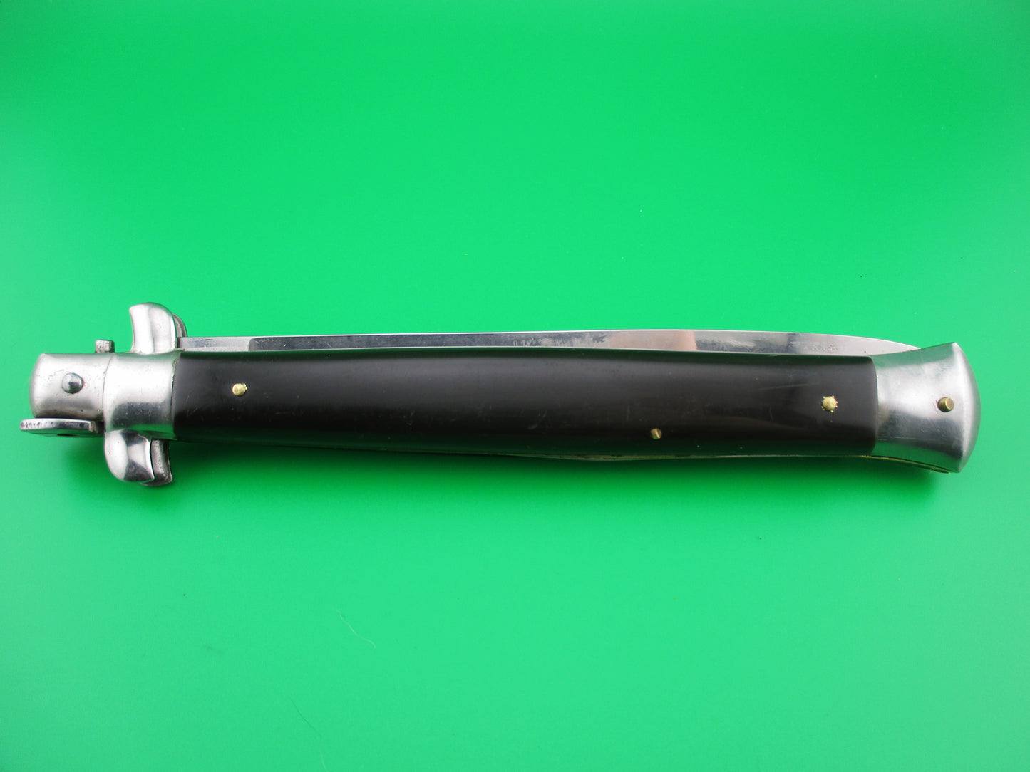 B Rostfrei 33cm Italian swivel bolster stiletto automatic knife black
