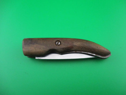RPK 14.5cm Russian Prison Knife Scale release wood automatic knife