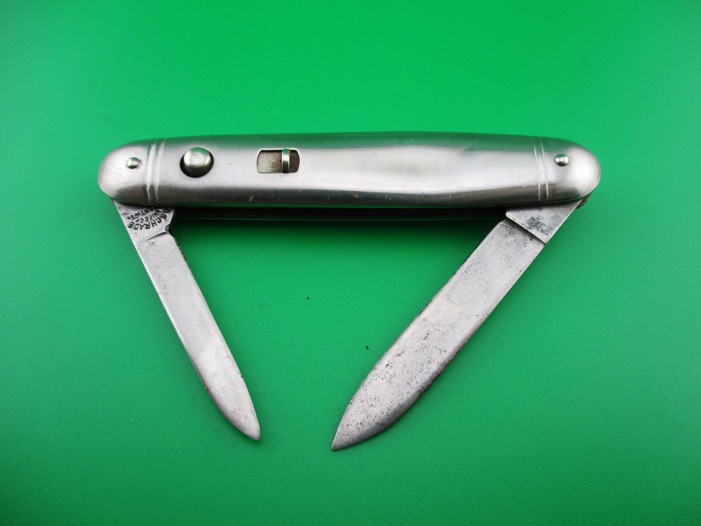 PRESTO Double Stainless Steel Vintage switchblade knife