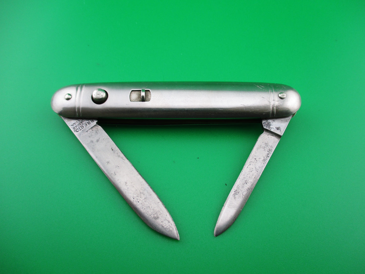 PRESTO Double Stainless Steel Vintage switchblade knife