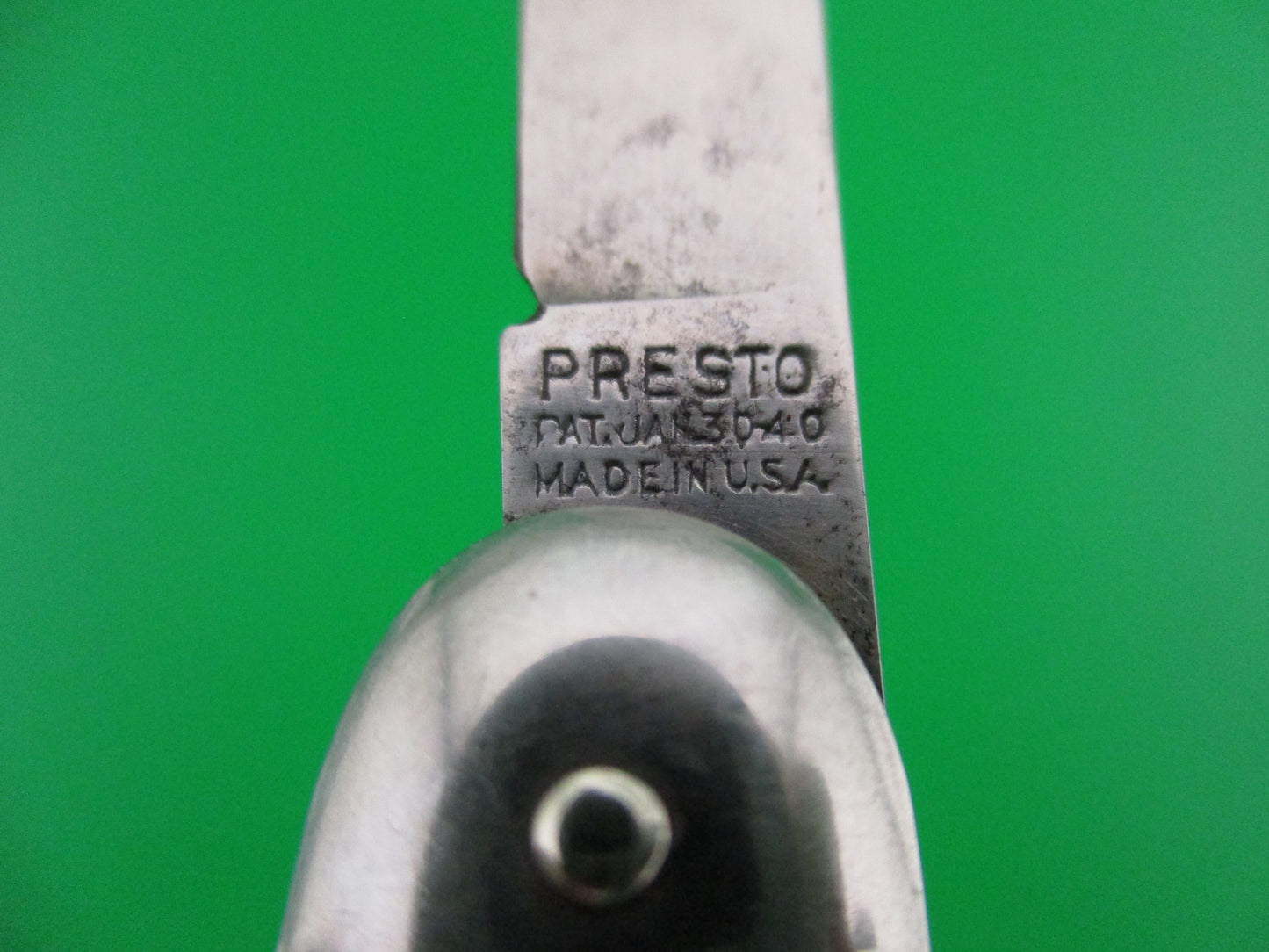 PRESTO Double Stainless Steel Vintage switchblade knife