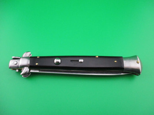 ROSTFREI 28cm Italian Swivel bolster Black automatic knife