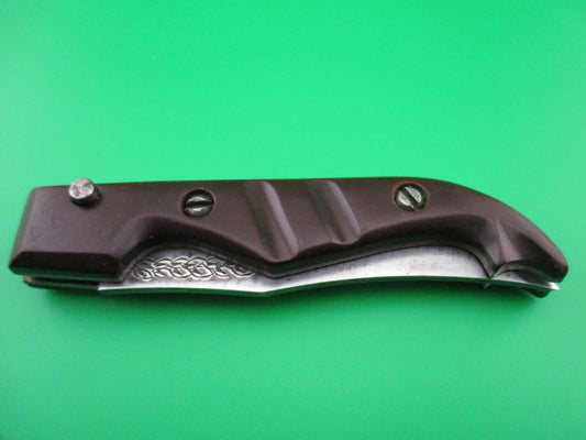 RPK 20cm Russian Prison Knife Brown Seahorse automatic knife