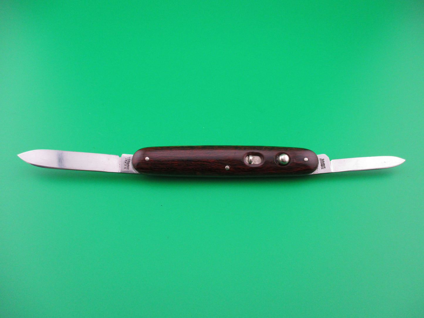 SCHRADE WALDEN Medium double Cocobolo switchblade knife EX+