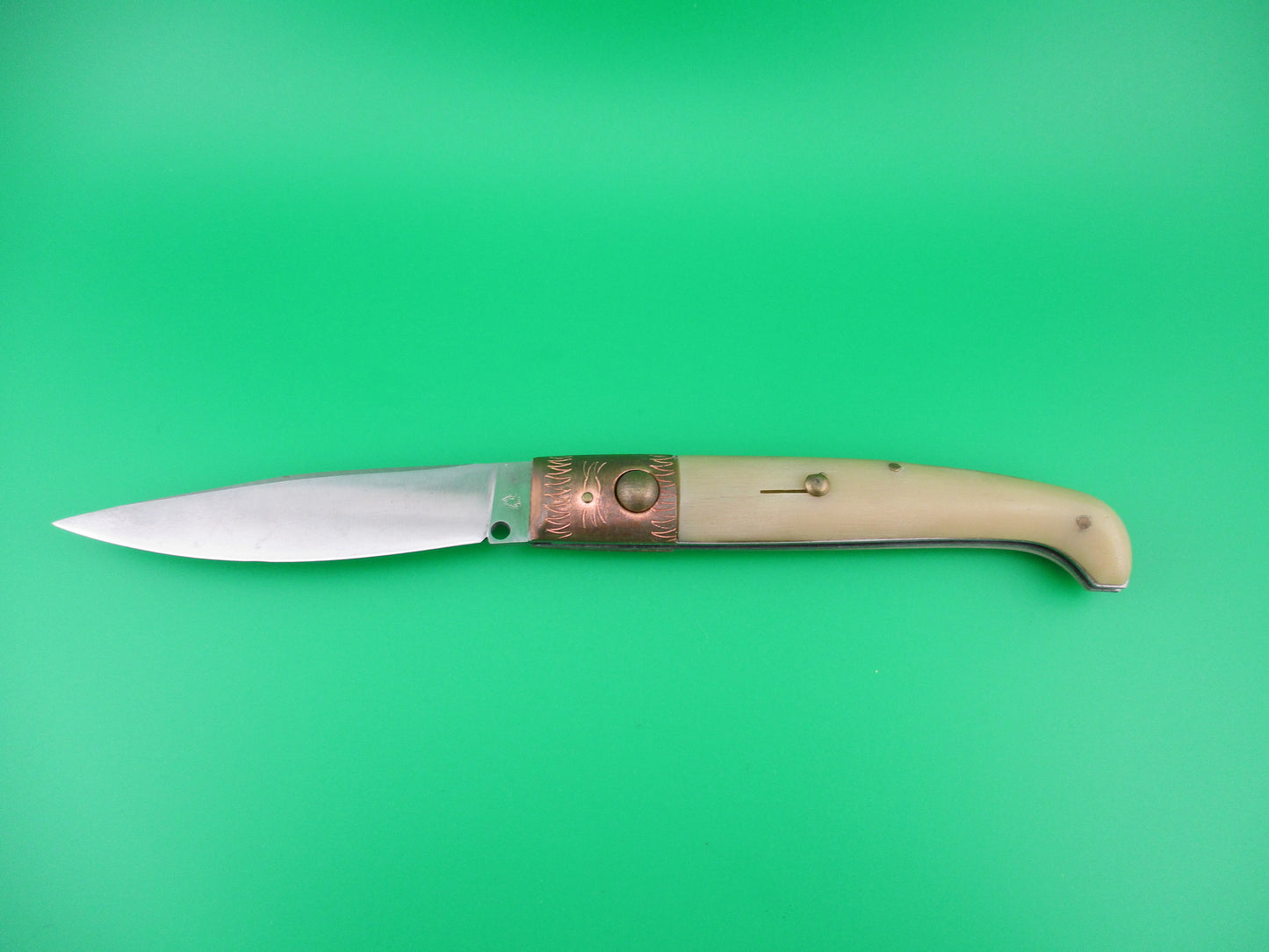 Jndiana PATENT 21cm Pattada Italian Birds head switchblade knife