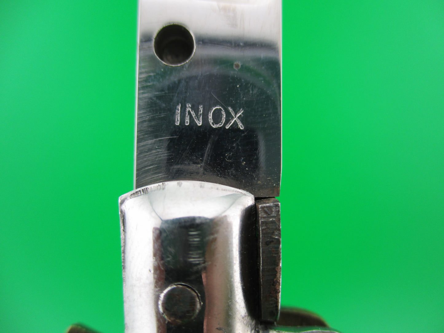 INOX 28cm Italian Stiletto Swivel bolster transitional automatic knife